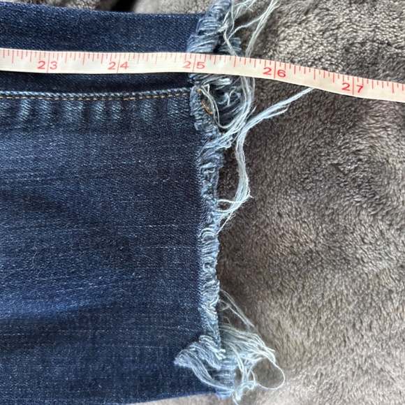 🍂High Riser Skinny Fray Crop Jeans - Picture 12 of 14